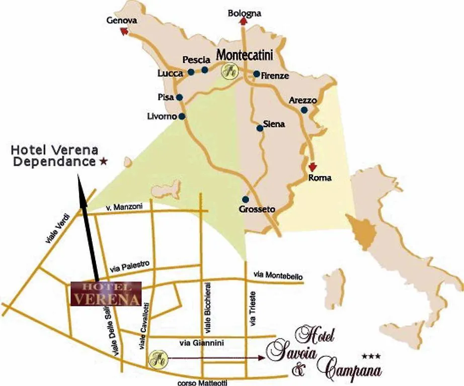 Verena Dependance Savoia & Campana Hotel Montecatini Terme 0*,  Italy